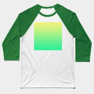 Yellow to Green Gradient Baseball T-Shirt